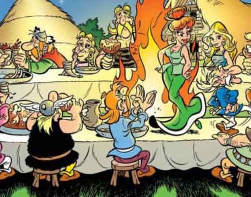 Le banquet d'Astérix... par Uderzo et Goscinny